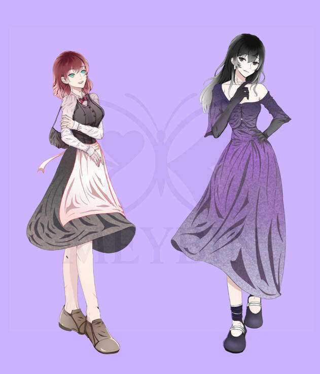 NEW SPRITE LIANA AND MORGANA | VOF